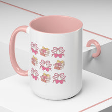 Load image into Gallery viewer, Cherry Hearts and Bows Mug (11, 15oz)
