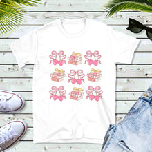 Load image into Gallery viewer, Cherry Hearts and Books Tee
