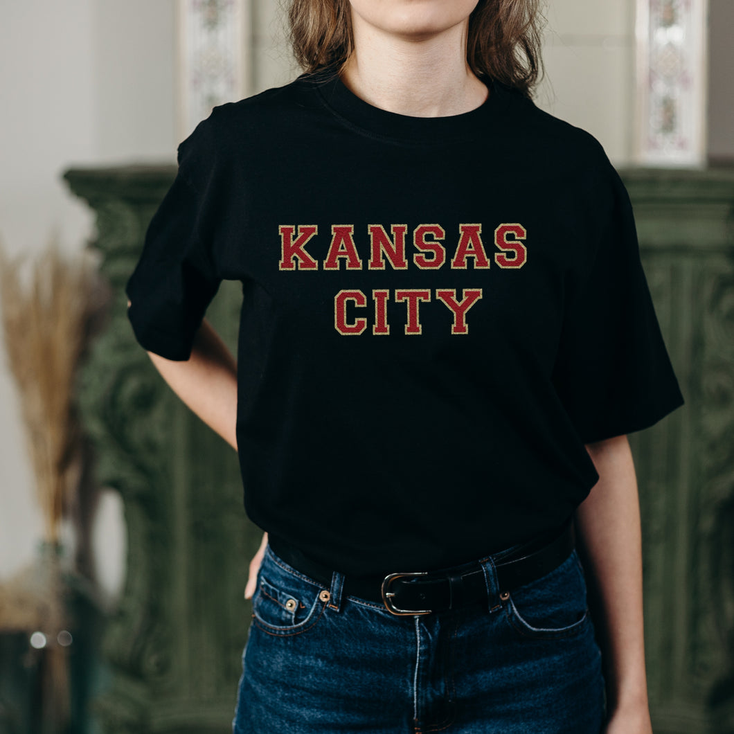 Kansas City Faux Glitter Tee (Unisex)