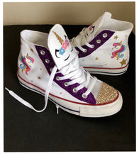 Load image into Gallery viewer, Custom Glitter Shoes (Children)
