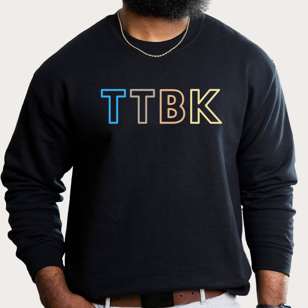 TTBK Block Letter Crewneck