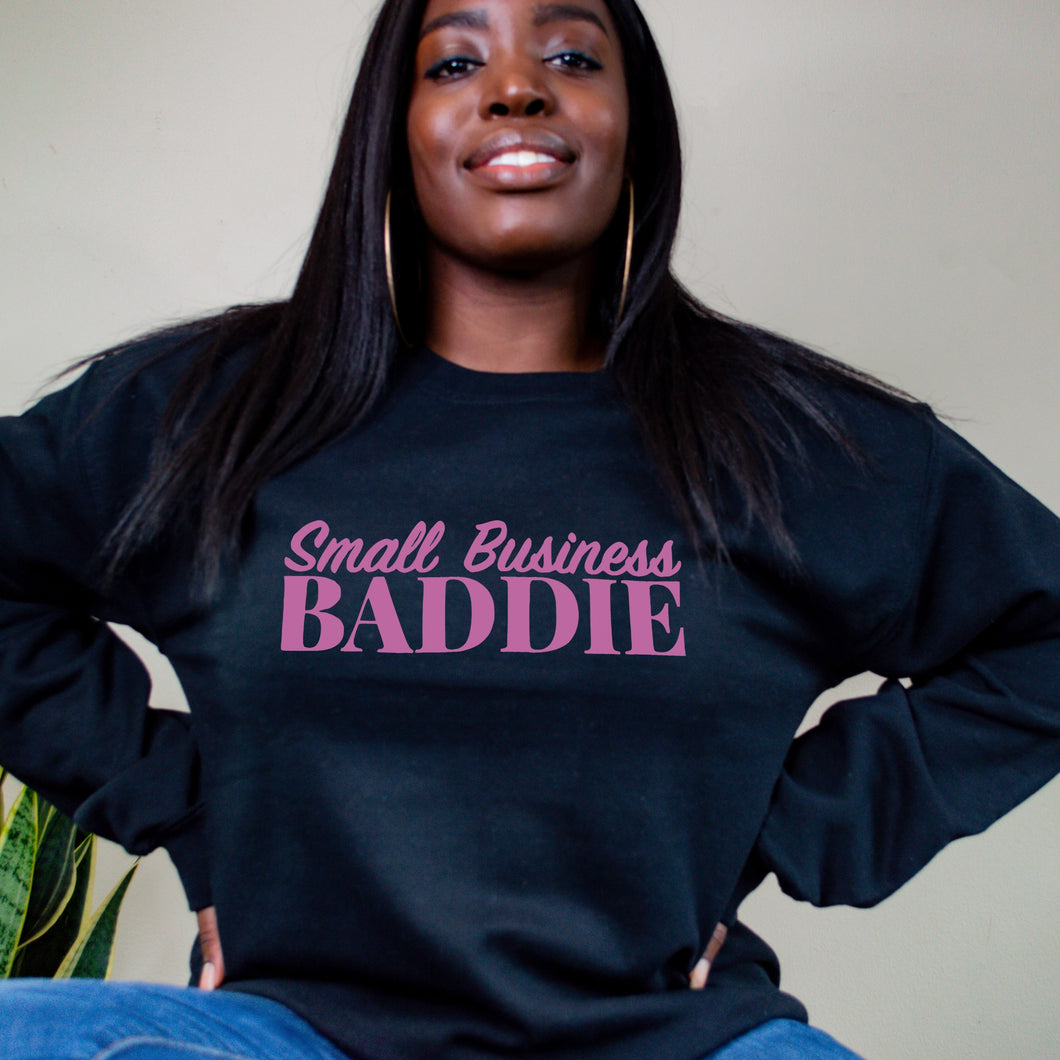 Small Business Baddie (Pink Text)